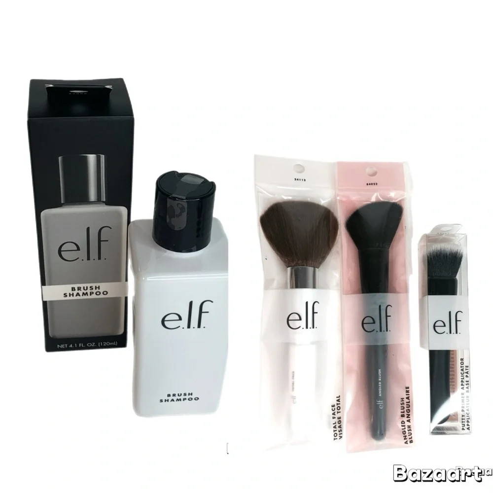 e.l.f. Black and White Makeup Brush Set